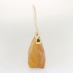 FENDI Tote Bag Patent leather Yellowti1601