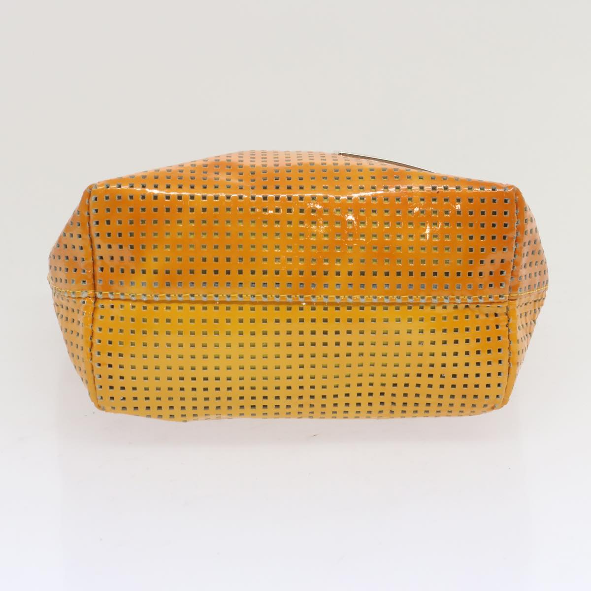FENDI Tote Bag Patent leather Yellowti1601