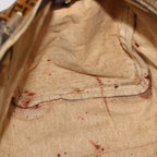 FENDI Zucchino Canvas Hand Bag 3Set Beige Brownti1666