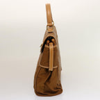 FENDI Zucchino Canvas Hand Bag 3Set Beige Brownti1666