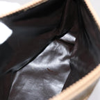 FENDI Zucchino Canvas Hand Bag 3Set Beige Brownti1666