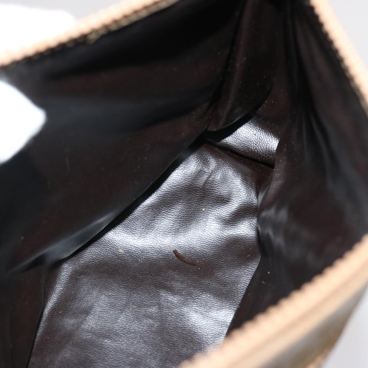 FENDI Zucchino Canvas Hand Bag 3Set Beige Brownti1666