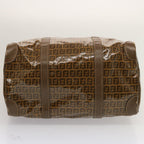 FENDI Zucchino Canvas Hand Bag 3Set Beige Brownti1666