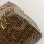 FENDI Zucchino Canvas Hand Bag 3Set Beige Brownti1666