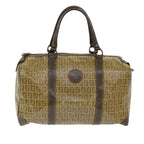 FENDI Zucchino Canvas Boston Bag Vintage Brownti1667