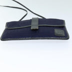 FENDI Zucca Canvas Shoulder Bag Vintage Blueti1671
