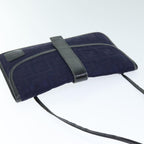 FENDI Zucca Canvas Shoulder Bag Vintage Blueti1671