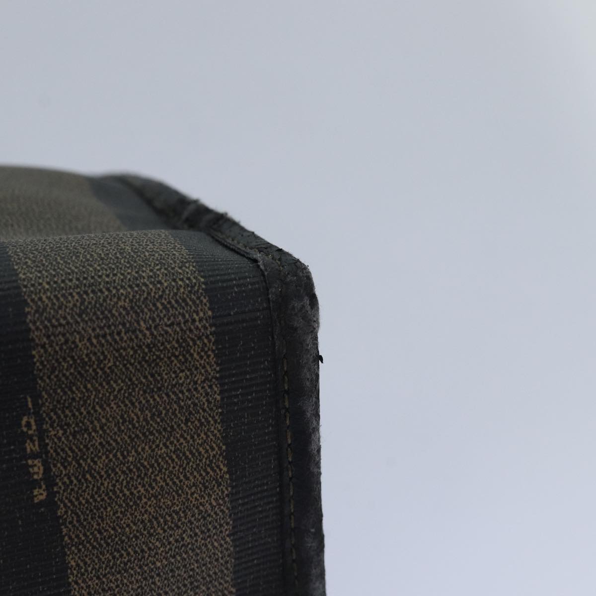 FENDI Pecan Canvas Clutch Bag Black Brownti1705