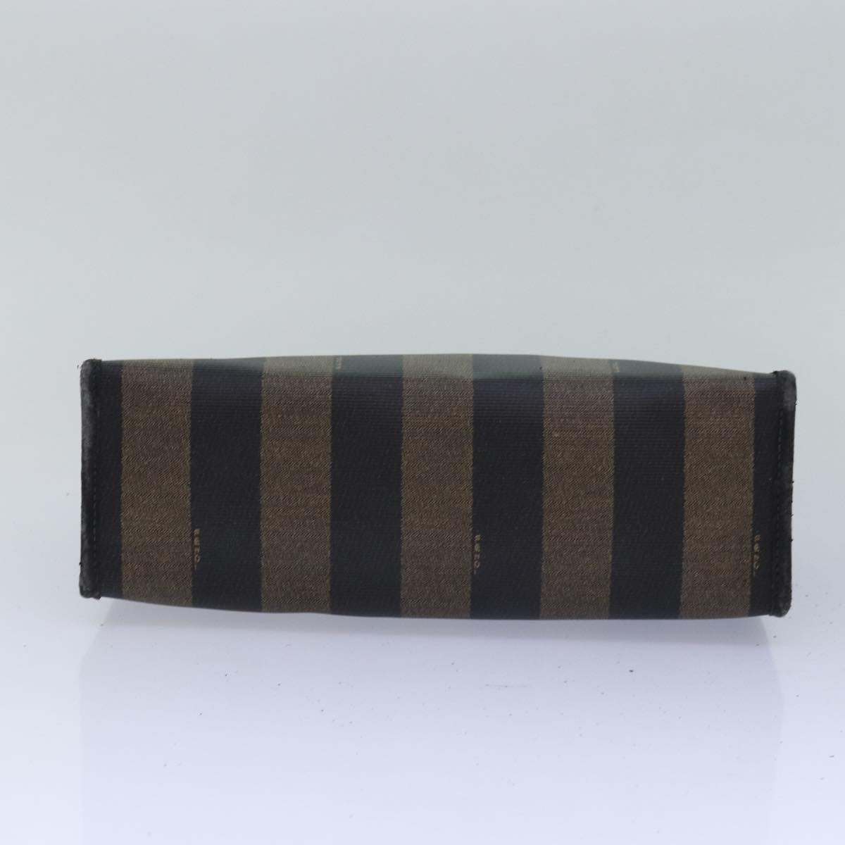 FENDI Pecan Canvas Clutch Bag Black Brownti1705