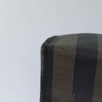 FENDI Pecan Canvas Clutch Bag Black Brownti1705