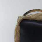 FENDI Gucci Bamboo GG Canvas Pecan Canvas Hand Bag 2Set Beige Blackti1766