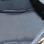 FENDI Gucci Bamboo GG Canvas Pecan Canvas Hand Bag 2Set Beige Blackti1766