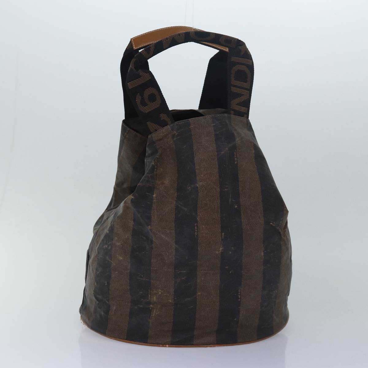 FENDI Gucci Bamboo GG Canvas Pecan Canvas Hand Bag 2Set Beige Blackti1766