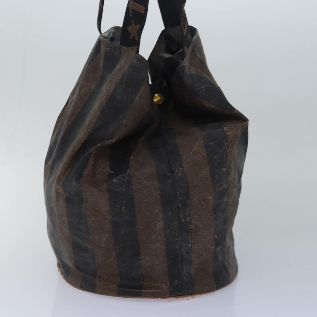 FENDI Gucci Bamboo GG Canvas Pecan Canvas Hand Bag 2Set Beige Blackti1766