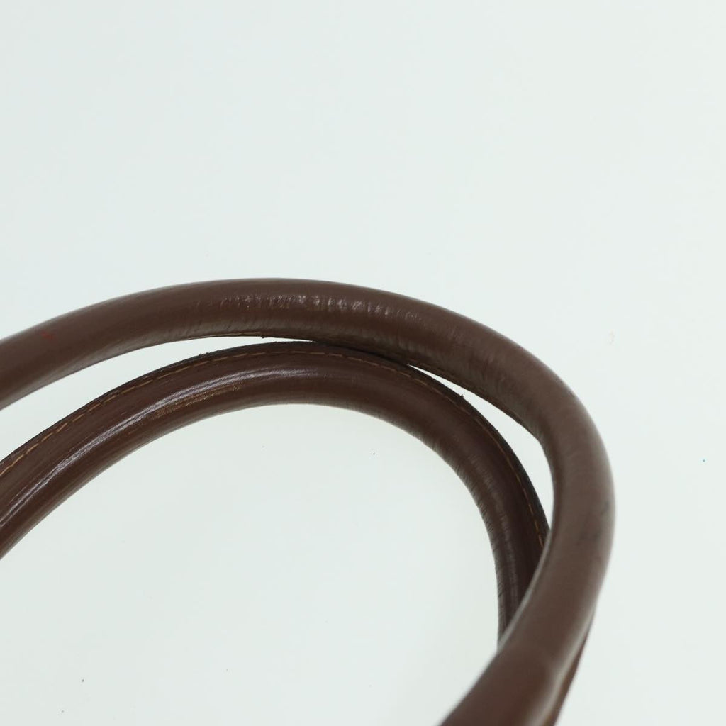 FENDI Zucchino Canvas Boston Bag Vintage Brownti1787