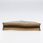 FENDI Zucchino Canvas Clutch Bag Beigeti1837
