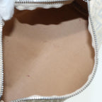 FENDI Zucchino Canvas Pouch Nylon White Silverti1933