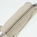 FENDI Zucchino Canvas Pouch Nylon White Silverti1933