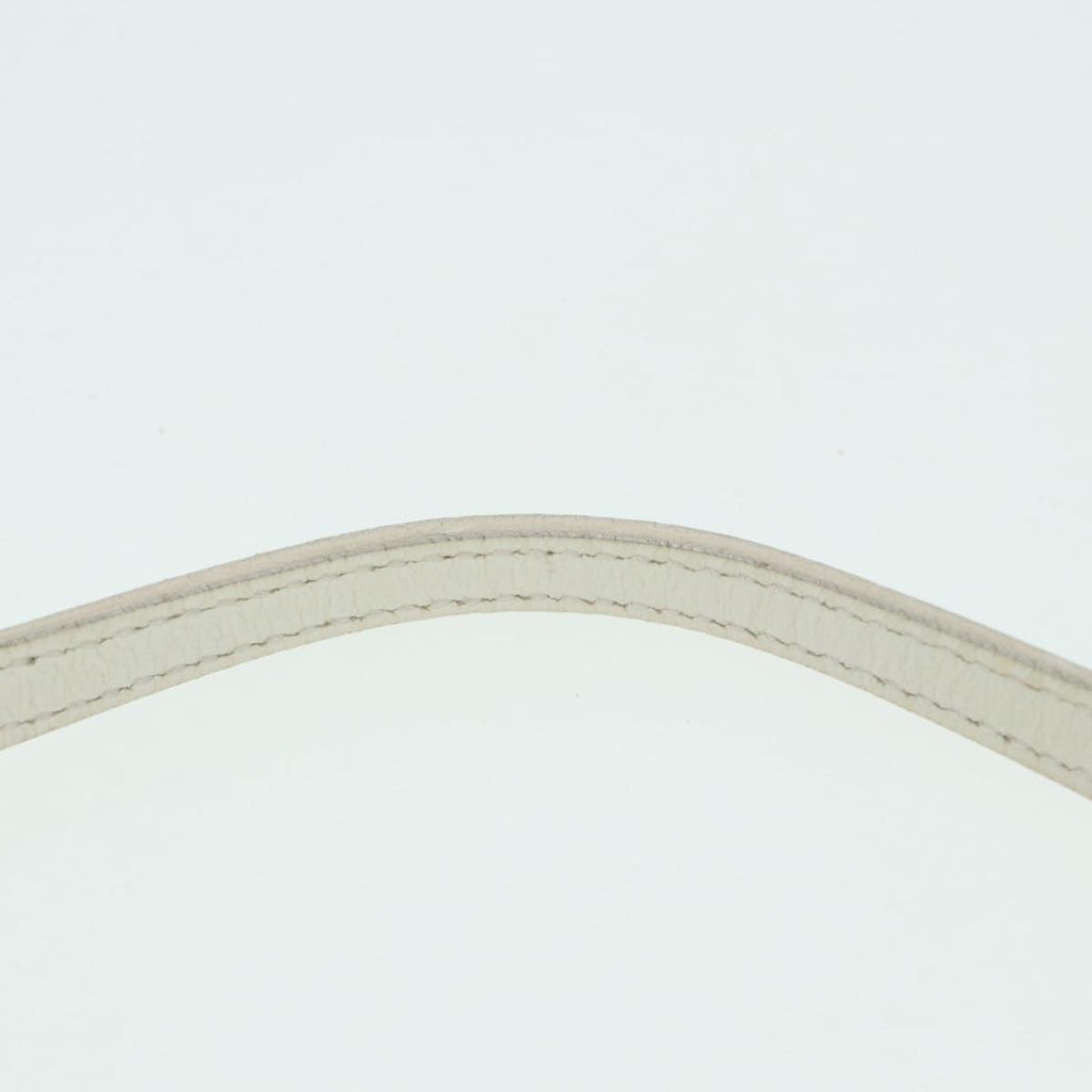 FENDI Zucchino Canvas Pouch Nylon White Silverti1933