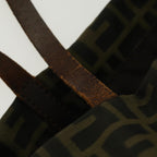 FENDI Zucca Canvas Tote Bag Brown Black Silverti2007