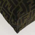 FENDI Zucca Canvas Tote Bag Brown Black Silverti2007