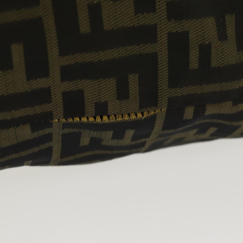 FENDI Zucca Canvas Tote Bag Brown Black Silverti2007