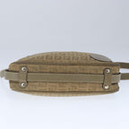 FENDI Zucchino Canvas Shoulder Bag Canvas Brownti2303