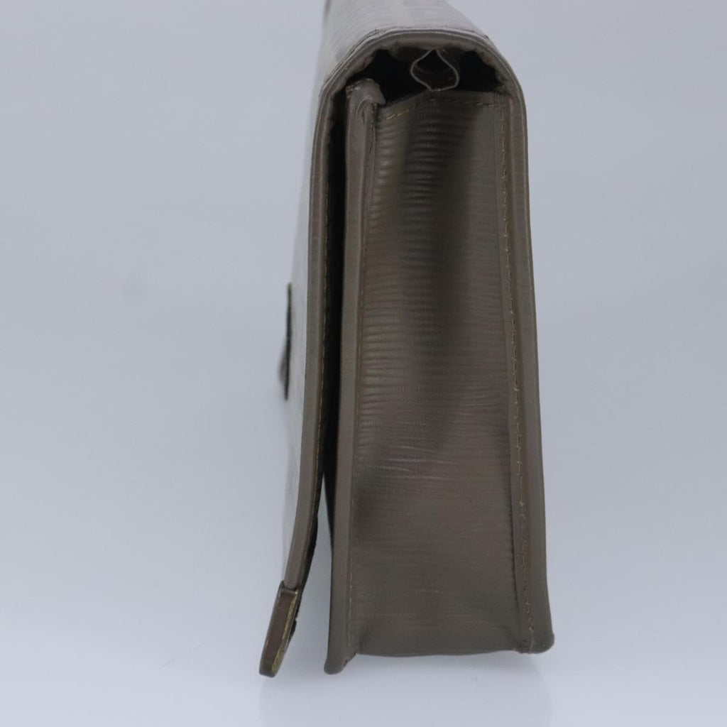 FENDI Zucchino Canvas Clutch Bag Coated Canvas Brownti2310