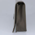 FENDI Zucchino Canvas Clutch Bag Coated Canvas Brownti2310