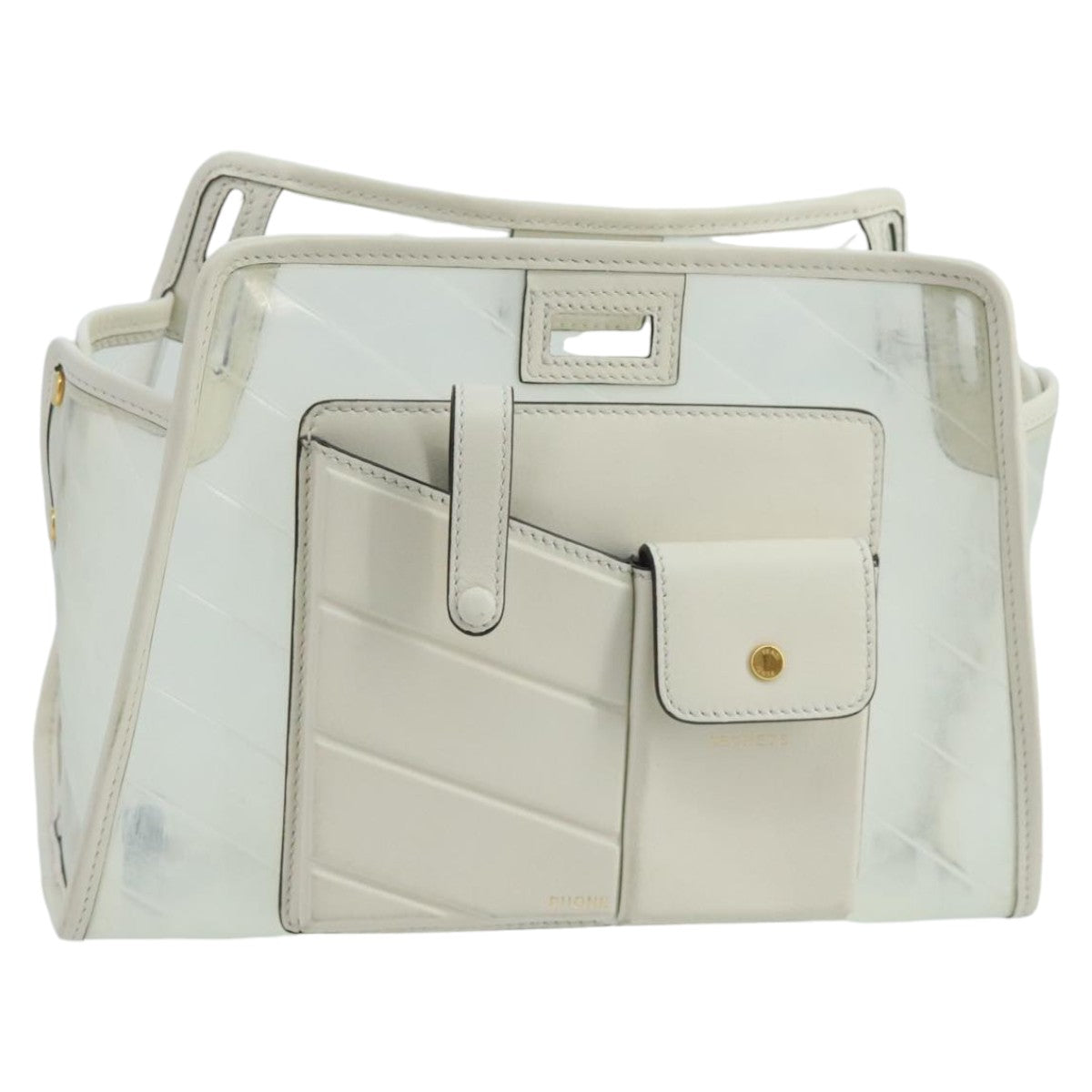 FENDI Bag Cover Vinyl Clear Whiteti2354