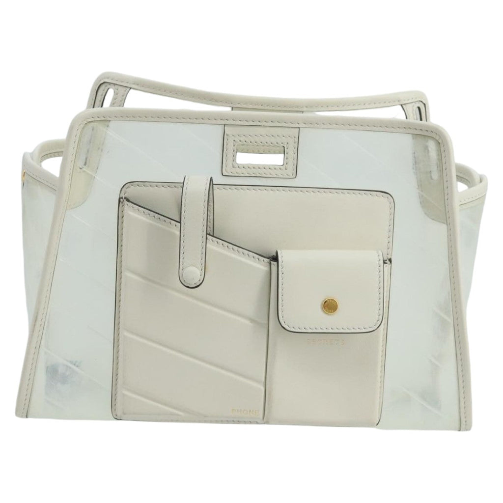 FENDI Bag Cover Vinyl Clear Whiteti2354