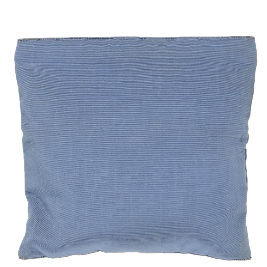 FENDI Zucca Canvas Clutch Bag Blue Goldti2369