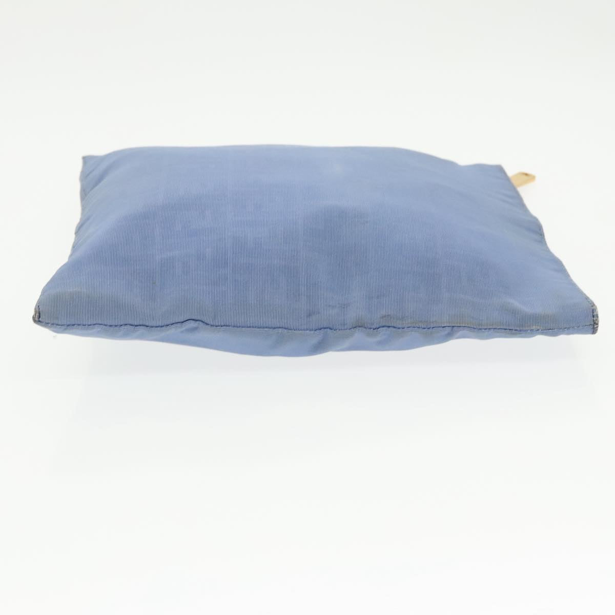 FENDI Zucca Canvas Clutch Bag Blue Goldti2369