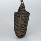 FENDI Hand Bag Canvas Brownti2388