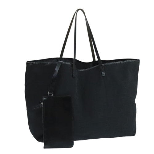 FENDI Zucca Canvas Shoulder Bag Blackti2516