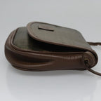 FENDI Zucchino Canvas Shoulder Bag Goldti2659