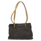 FENDI Pecan Canvas Tote Bag Brown Blackti2660