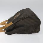 FENDI Pecan Canvas Tote Bag Brown Blackti2660