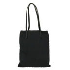 FENDI Zucca Canvas Tote Bag Nylon Black Auth ti664