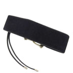 Gucci Suede Wide Belt Black Gold XS