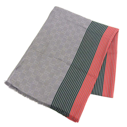 Gucci GG Pattern Cotton Silk Scarf