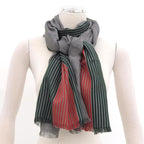Gucci GG Pattern Cotton Silk Scarf
