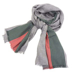 Gucci GG Pattern Cotton Silk Scarf