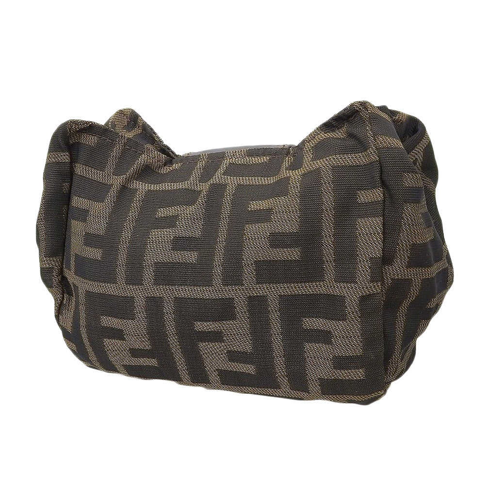 Fendi Canvas Pouch Brown