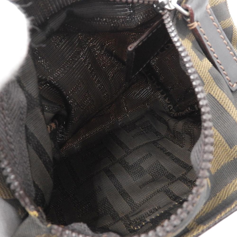 Fendi Canvas Pouch Brown