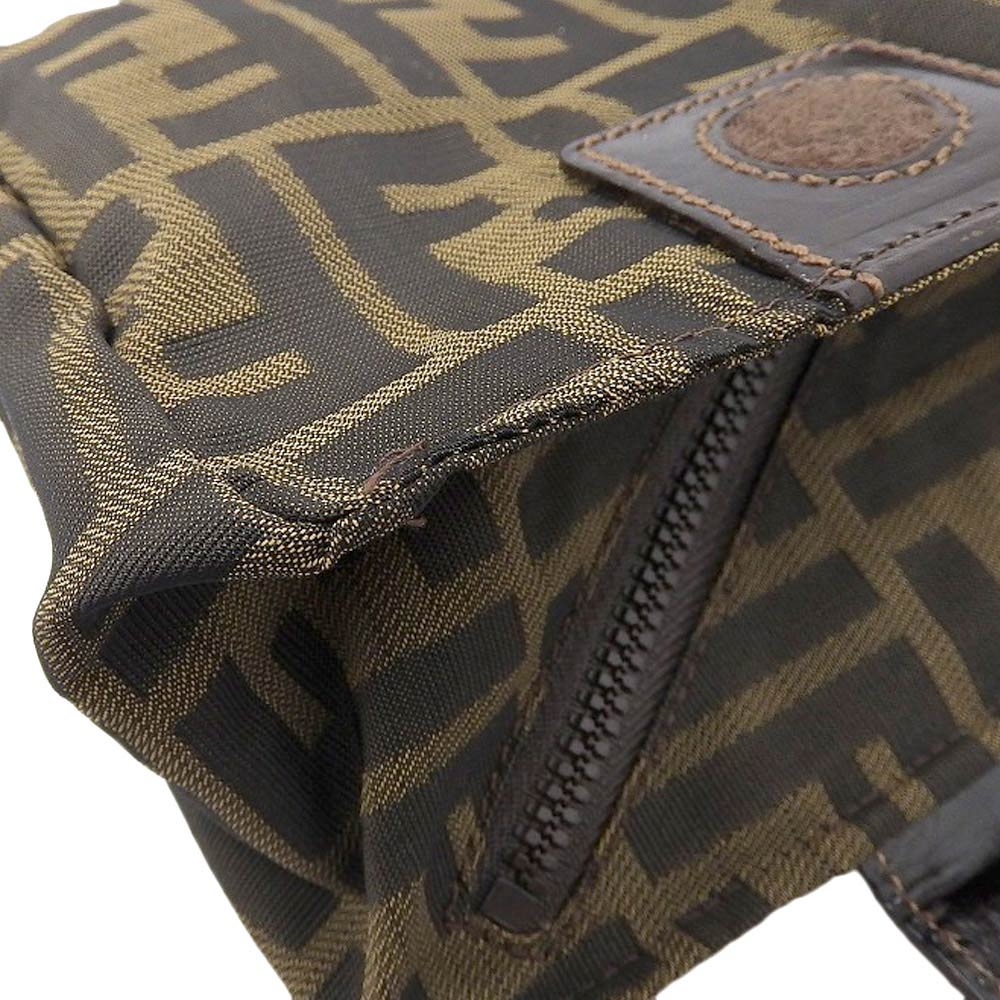 Fendi Canvas Pouch Brown