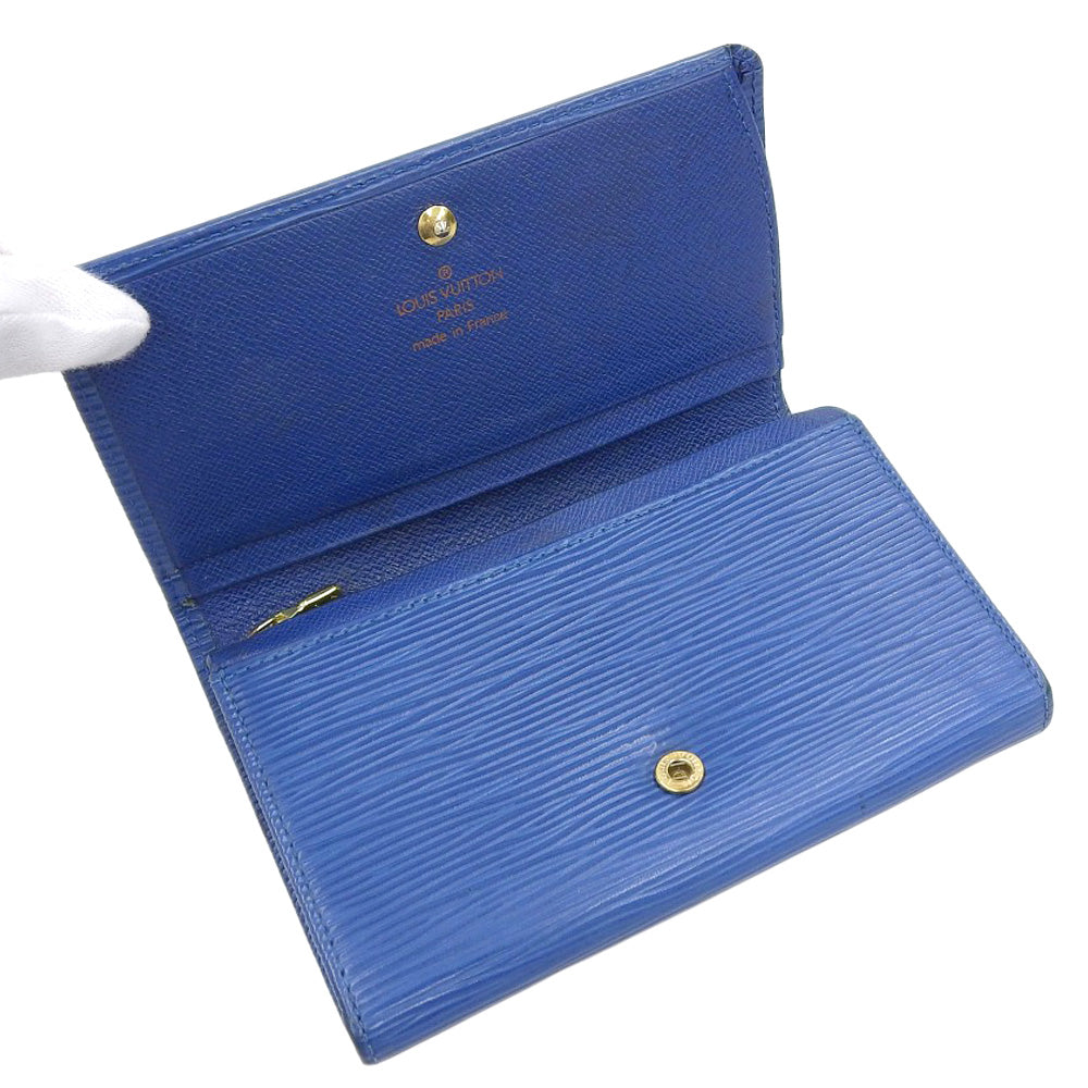 Louis Vuitton Epi Portomonee Bie Tresor Wallet M63505