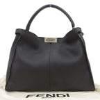 Fendi Peekaboo X-Lite Leather Handbag 8BN304
