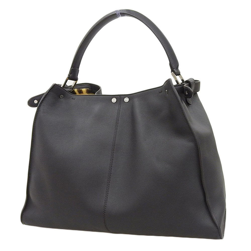 Fendi Peekaboo X-Lite Leather Handbag 8BN304