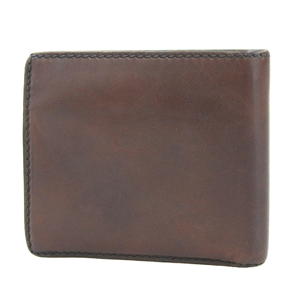 Gucci Leather Bifold Wallet Brown